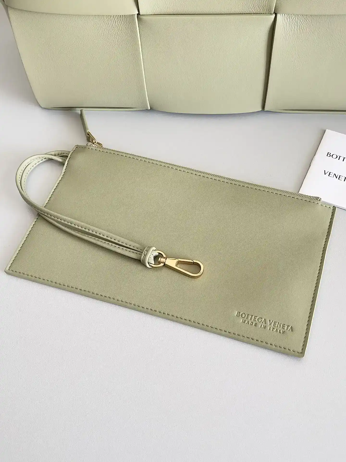 Bottega Veneta Green Intrecciato Woven Leather Tote Bag product photo from LabelPicks