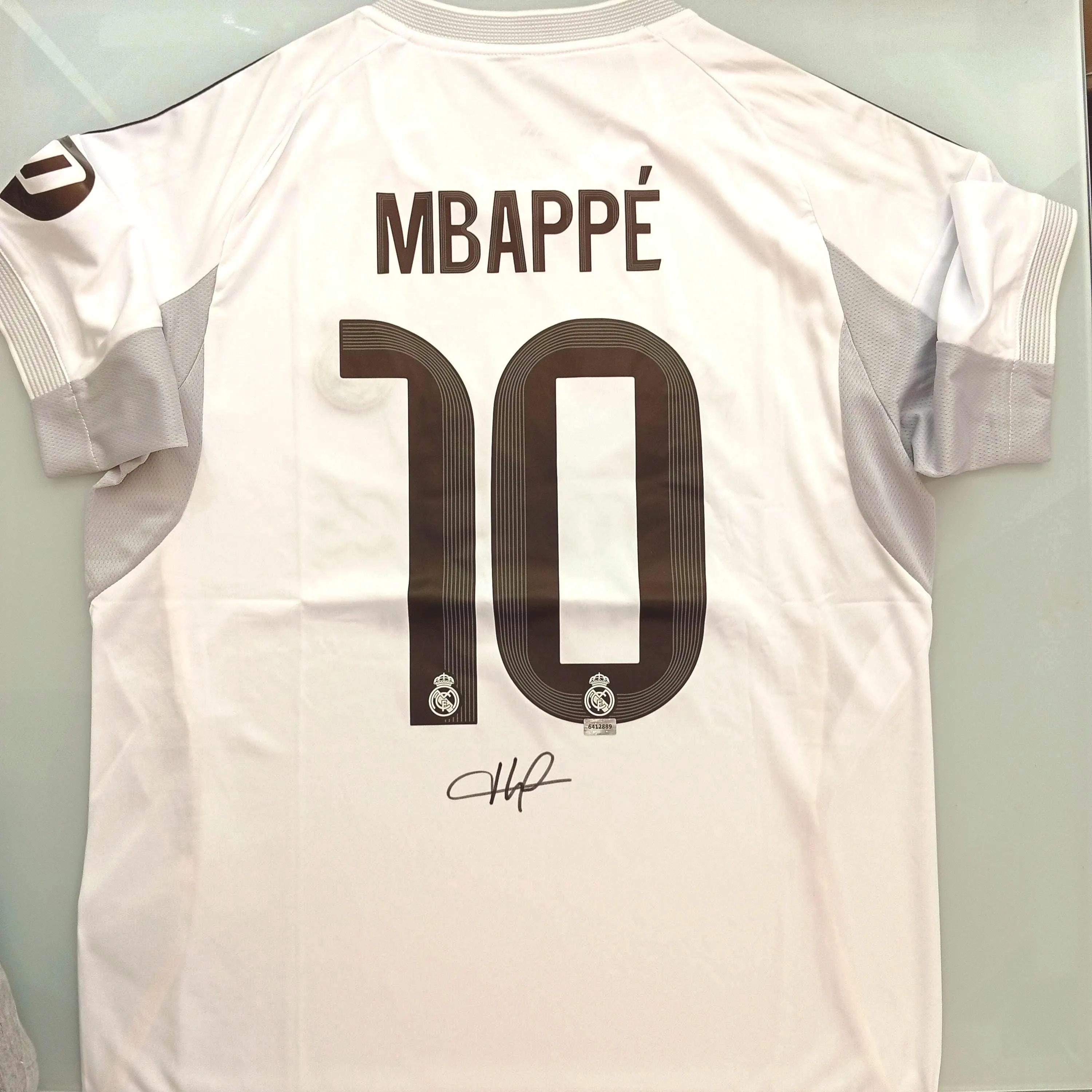 Kylian Mbappe Signed Autographed Real Madrid FC 2025/26 Soccer Jersey With COA