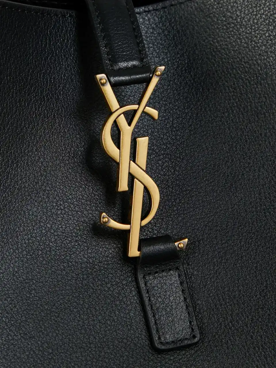 Saint Laurent Grained Leather Hobo Bag product photo from LabelPicks