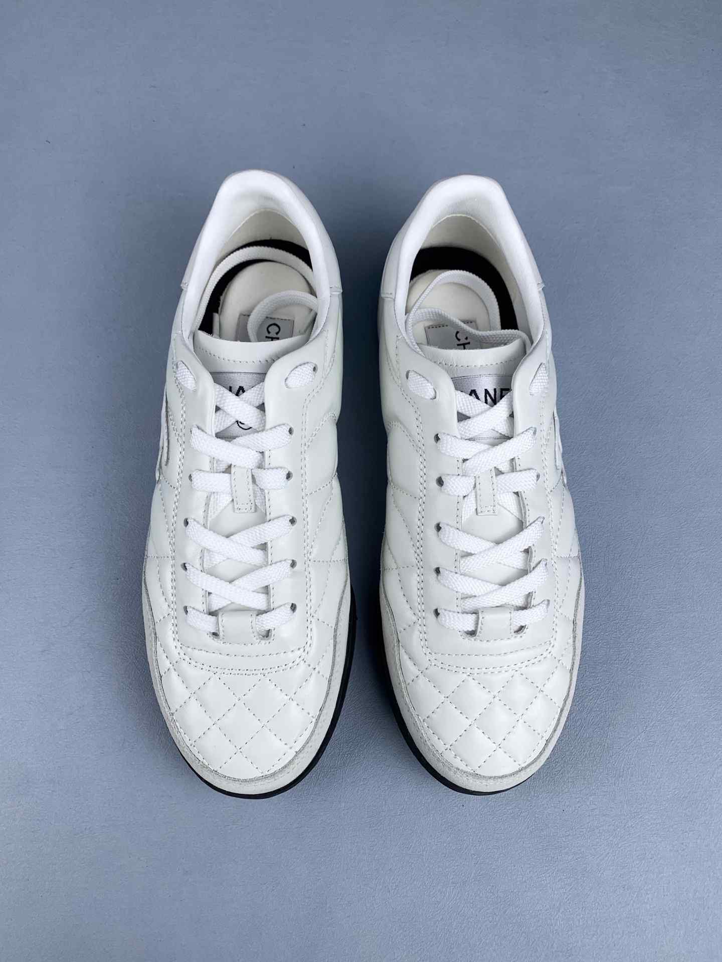 CHANEL Sneakers Printed Lambskin & Grosgrain
