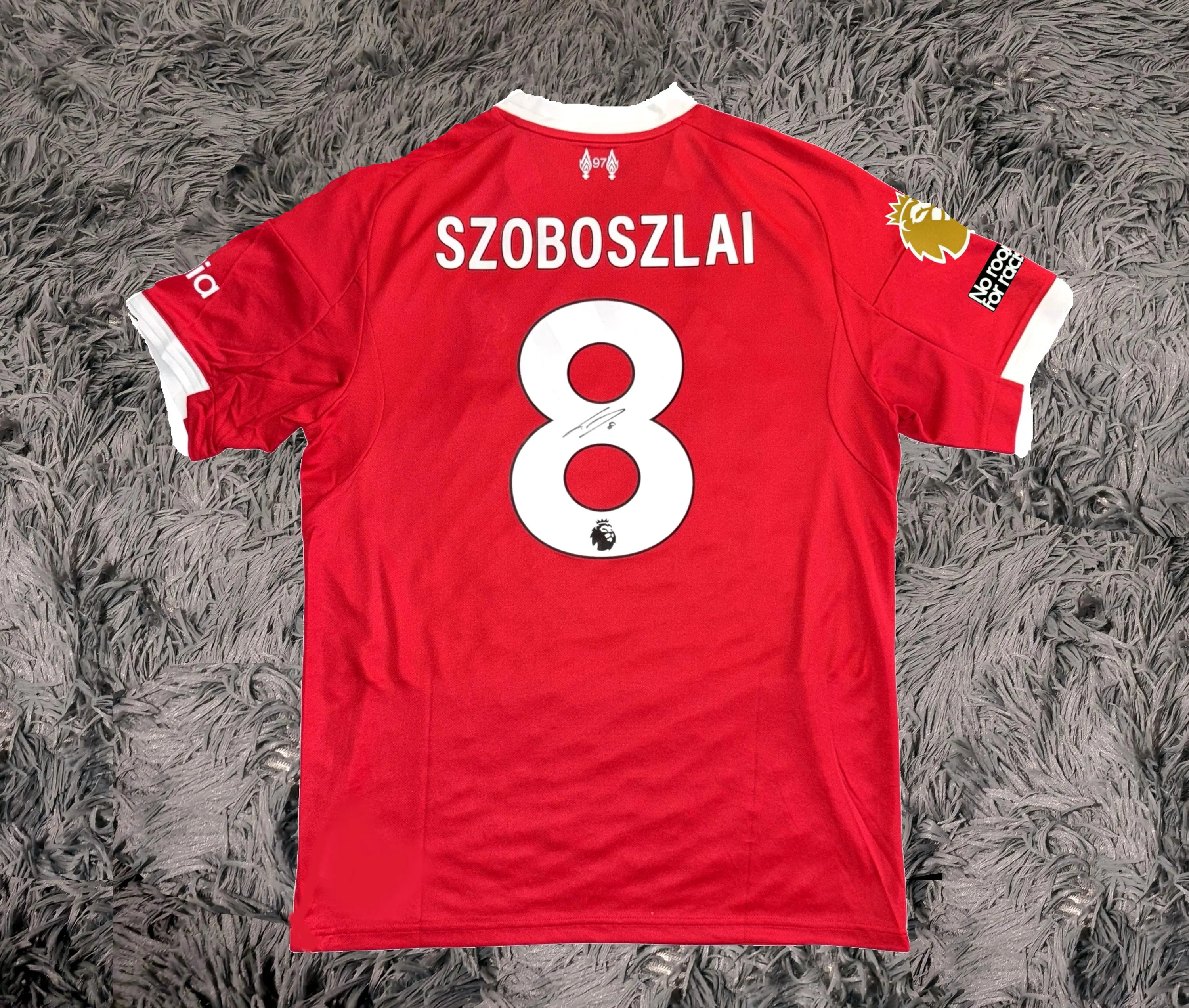 Dominik Szoboszlai SIGNED Liverpool 25/26 Home Jersey/Shirt - COA - 2025