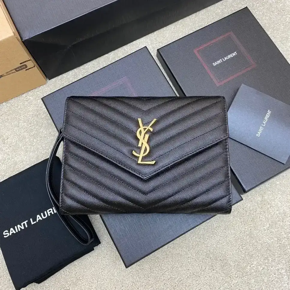 Saint Laurent Calfskin Clutch product photo from LabelPicks