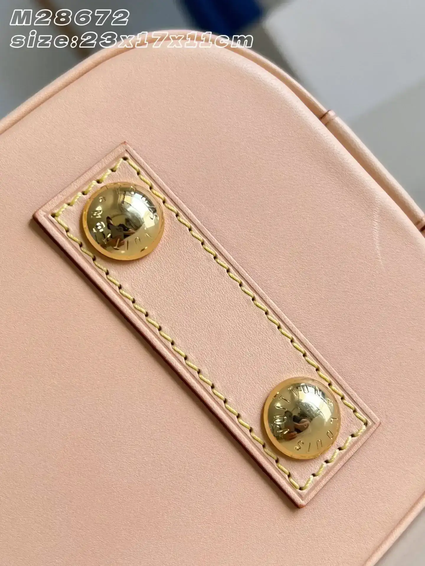 Louis Vuitton Alma Gold Canvas and Leather Top Handle Bag product photo from LabelPicks