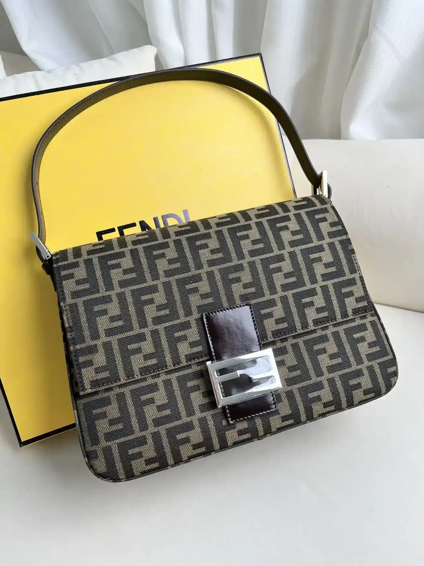 Fendi Calfskin Shoulder Bag product photo from LabelPicks