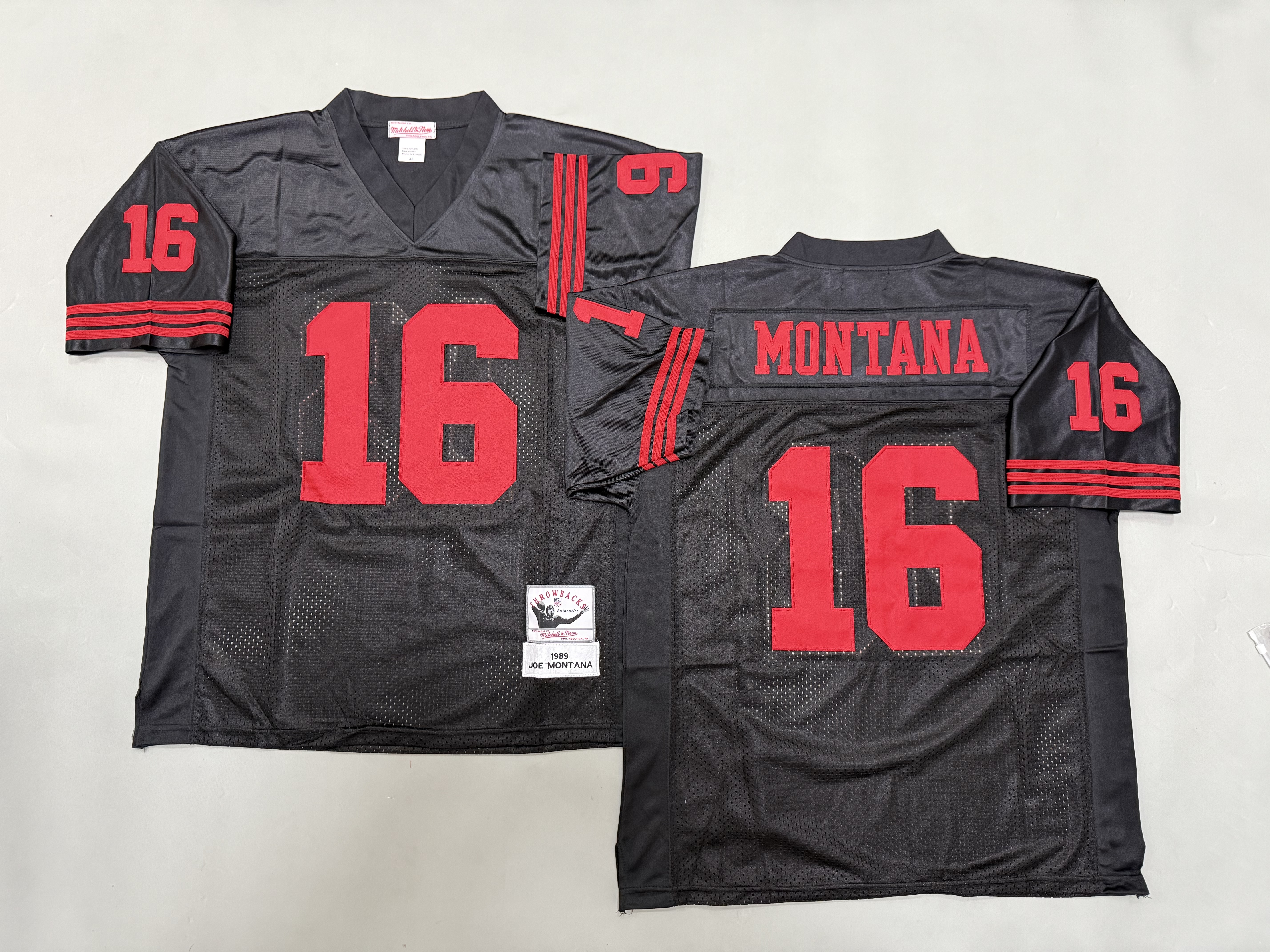 Joe Montana San Francisco 49ers Authentic Throwback Retired Player Jersey