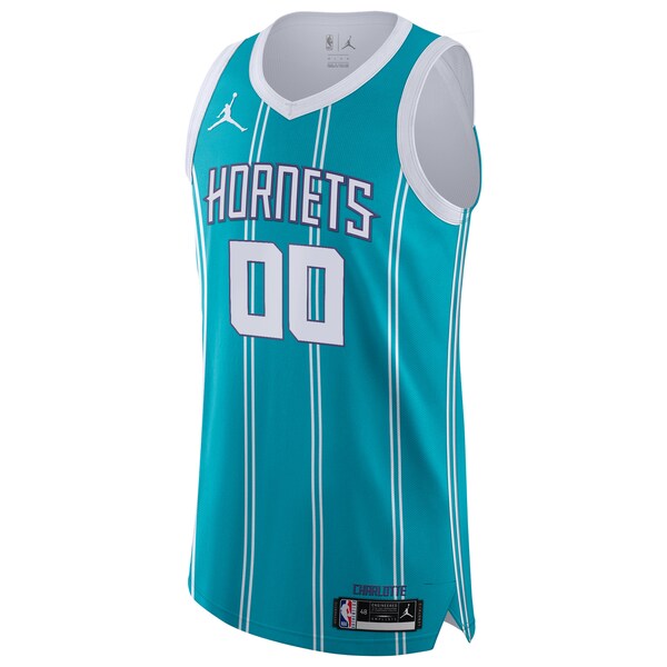 Charlotte Hornets Jordan Brand 2020/21 Authentic Custom Jersey Teal - Icon Edition