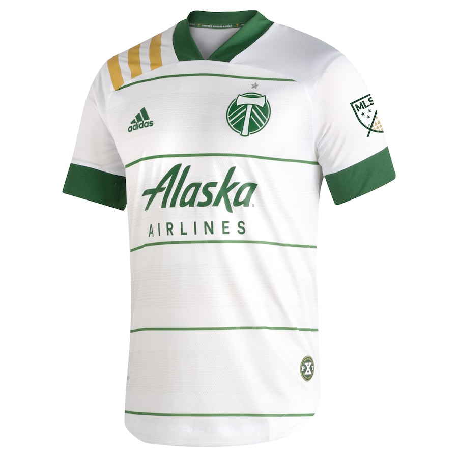 Portland Timbers adidas 2020 Secondary Custom Authentic Jersey - White