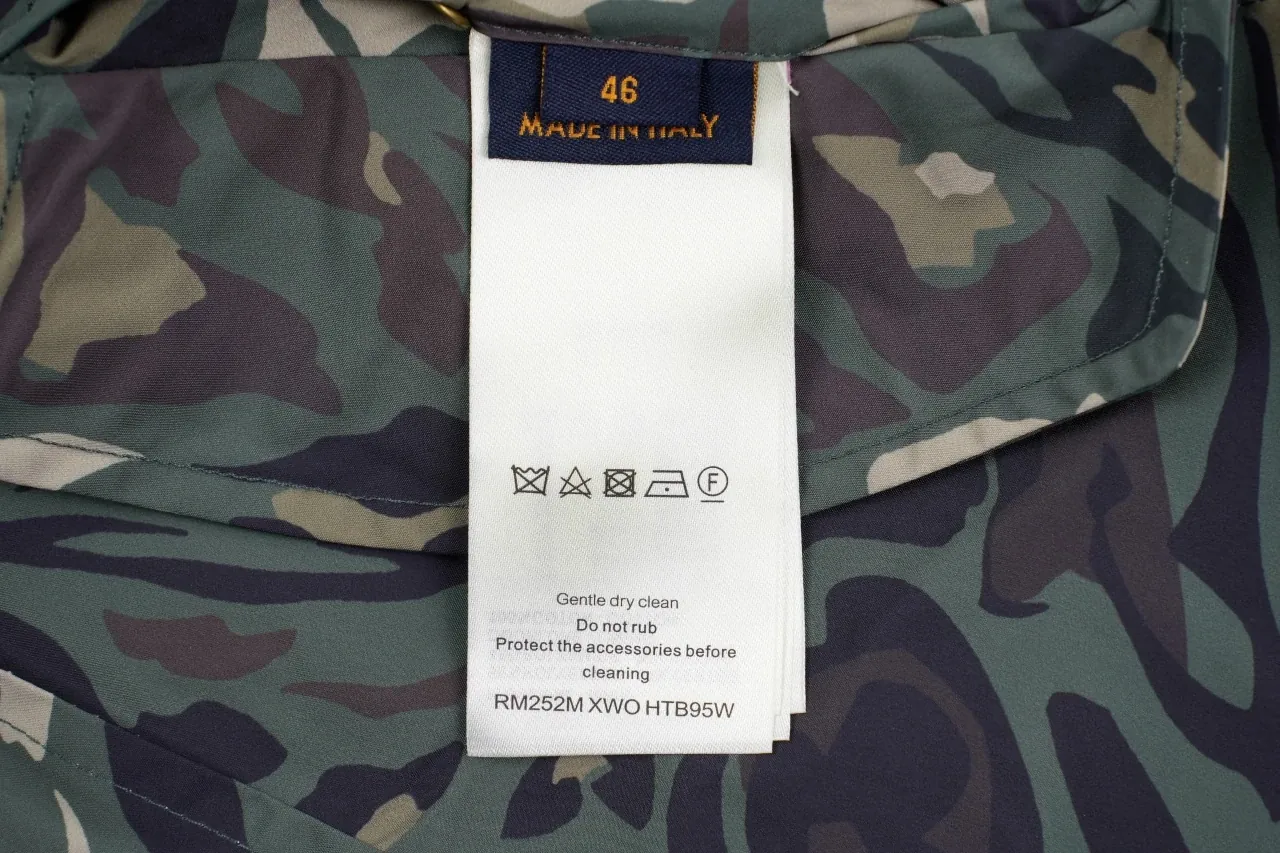 Louis Vuitton Green Camo Monogram Reversible Hooded Windbreaker product photo from LabelPicks