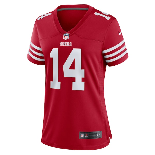 Ricky Pearsall San Francisco 49ers Nike Women's Team Game Jersey -  Scarlet