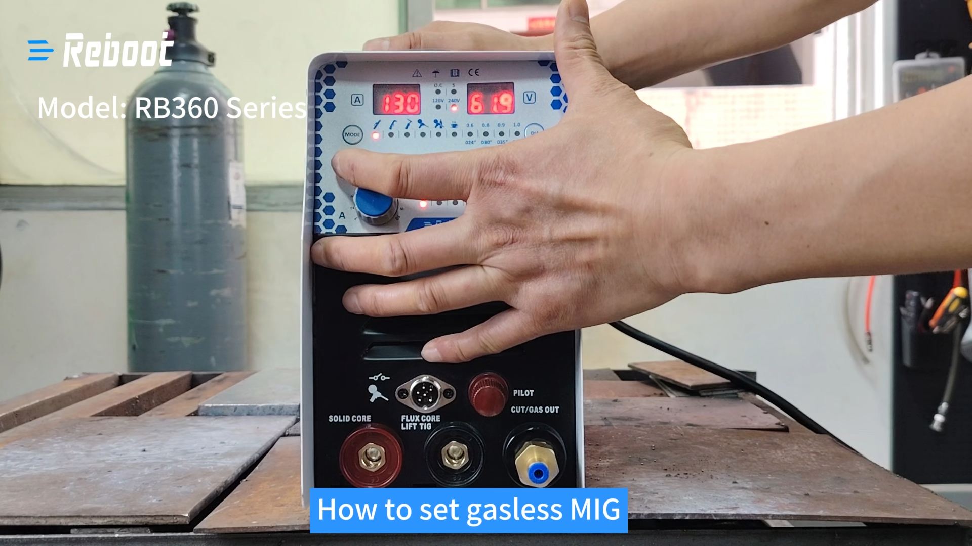 Reboot MIG Welder Plasma Cutter Combo 200A MIG TIG Stick Cut