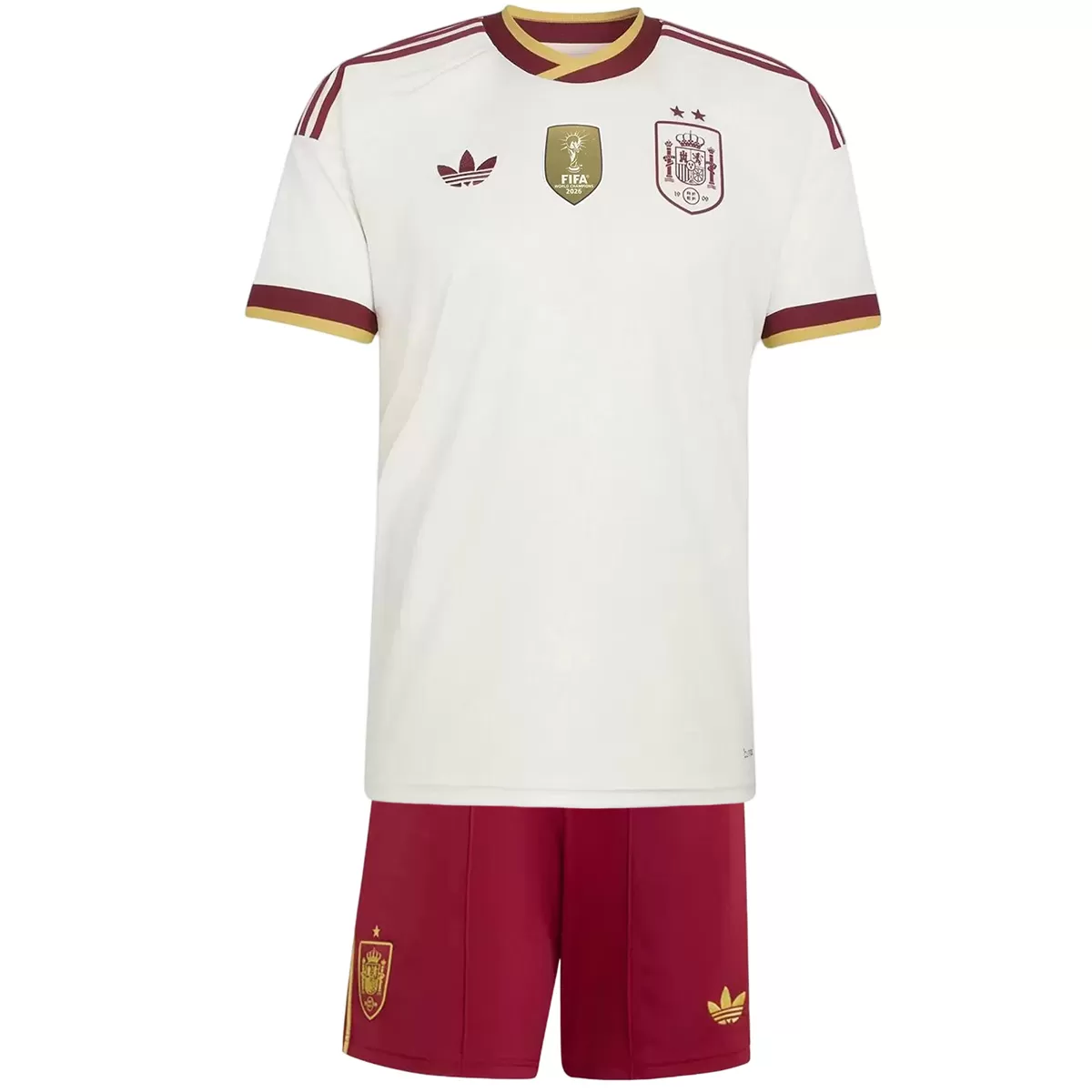 2026 World Cup Spain Star Player Away Kids' Soccer Jersey with Socks (Two stars)