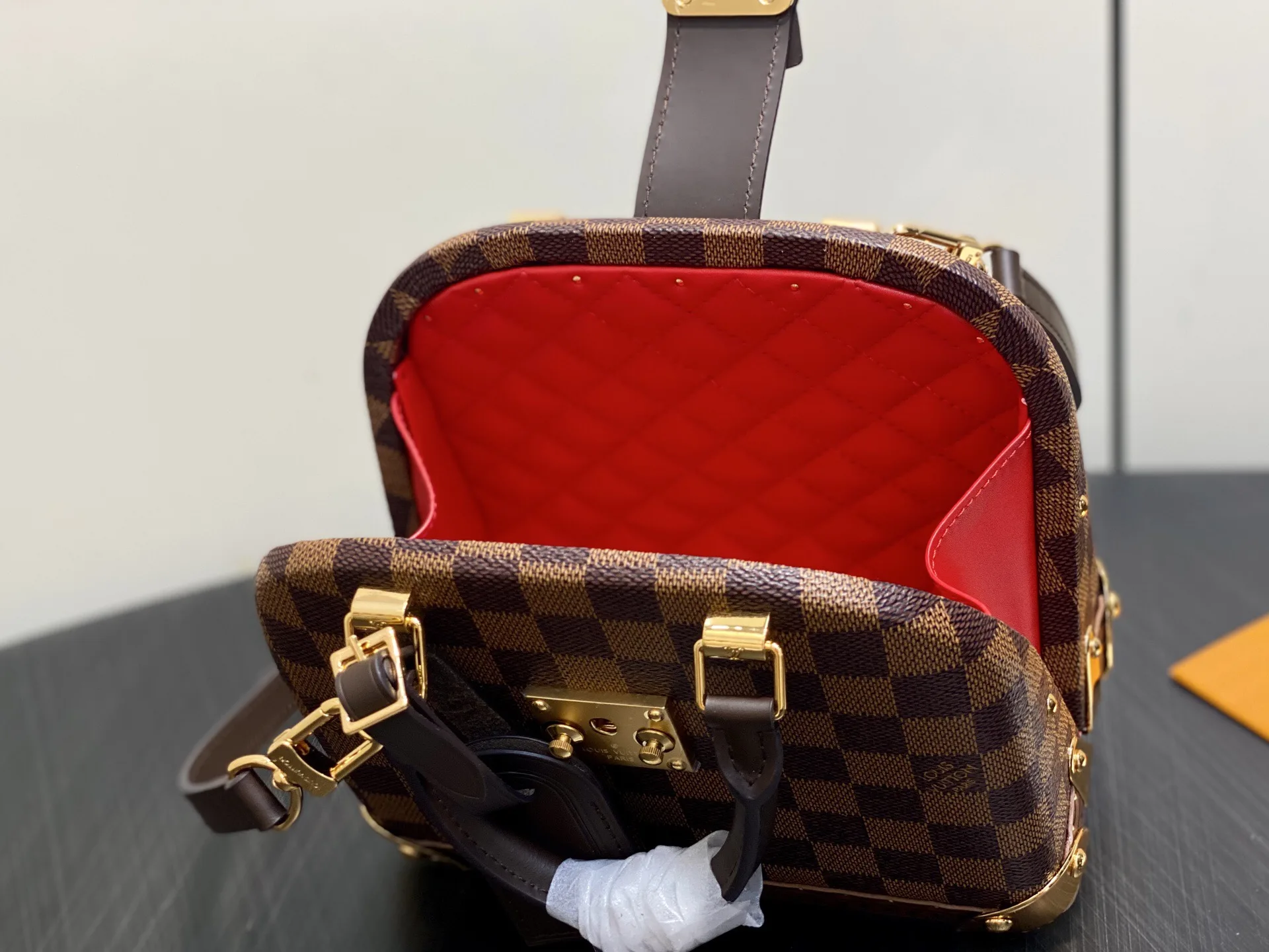 Louis Vuitton Alma Brown Calfskin Top Handle Bag product photo from LabelPicks