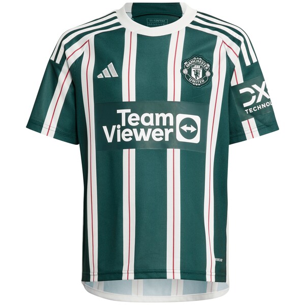 Diogo Dalot Manchester United adidas Youth 2023/24 Away Replica Player Jersey - Green