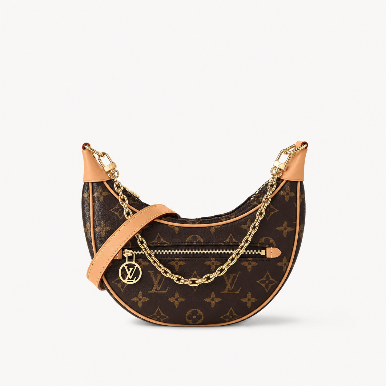 Loop – Bolsa Feminina Meia-Lua Monogram de Luxo Modelo: M81098
