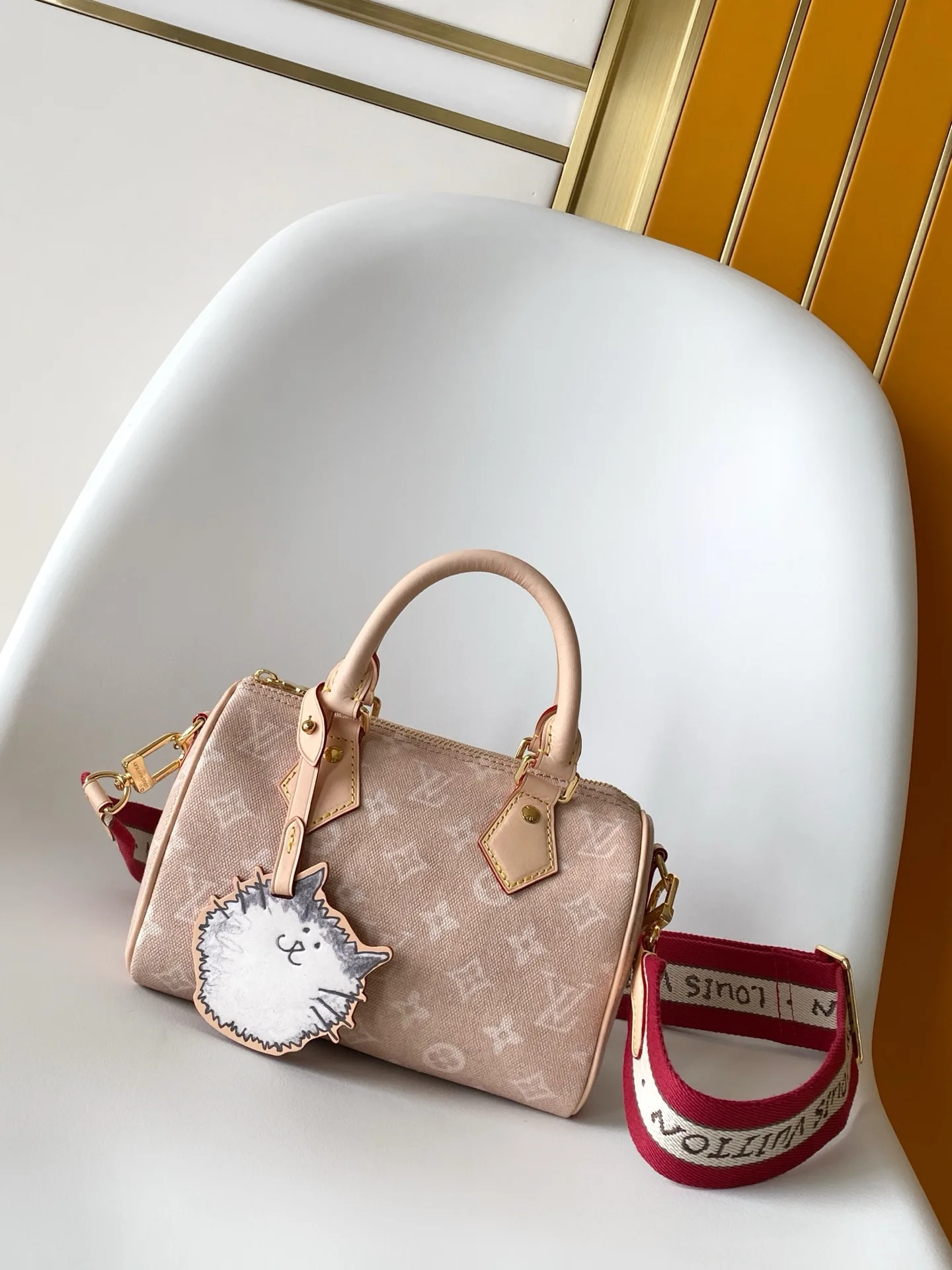 Louis Vuitton Speedy Canvas and Leather Top Handle Bag product photo from LabelPicks