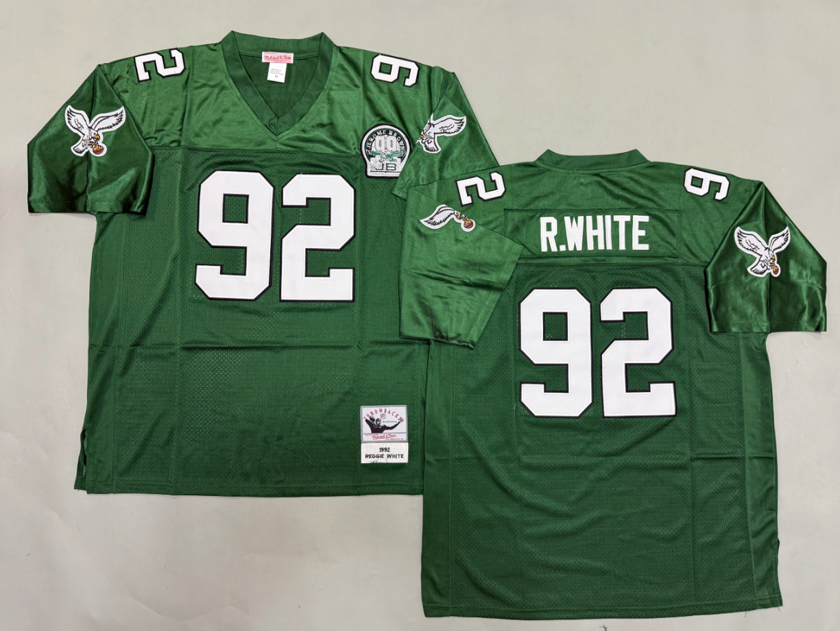 Reggie White Philadelphia Eagles Authentic Throwback Retired Player Jersey