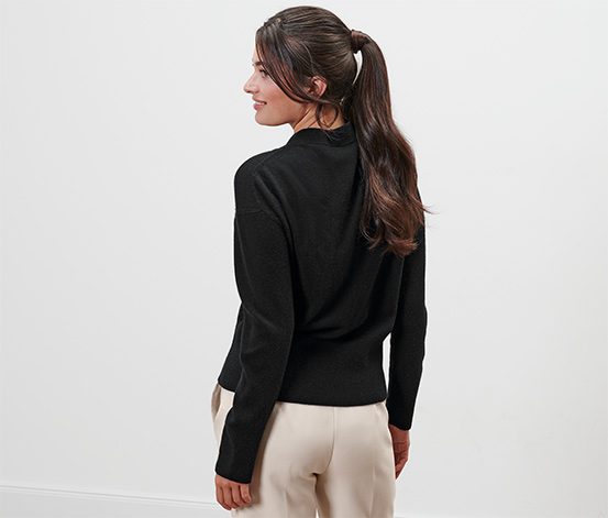 Feinstrickpullover mit Cashmere