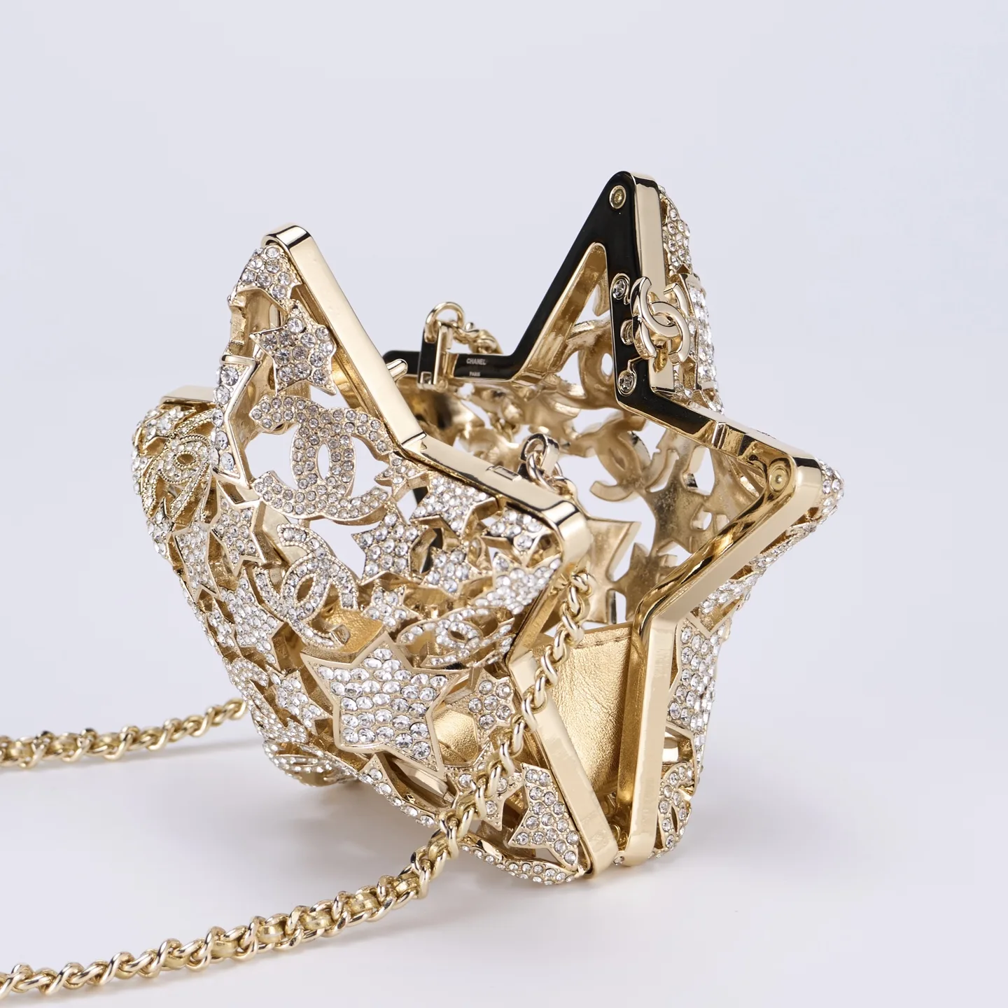 Chanel Gold Crystal Evening Bag product photo from LabelPicks