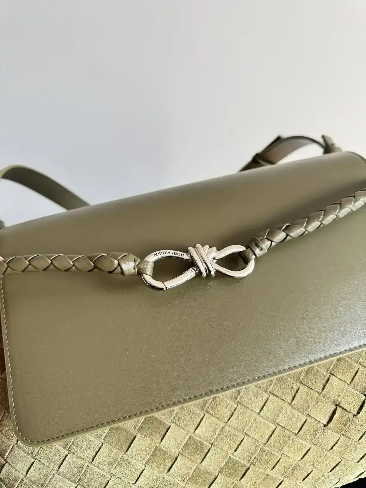Bottega Veneta Suede Leather Andiamo Crossbody Bag product photo from LabelPicks