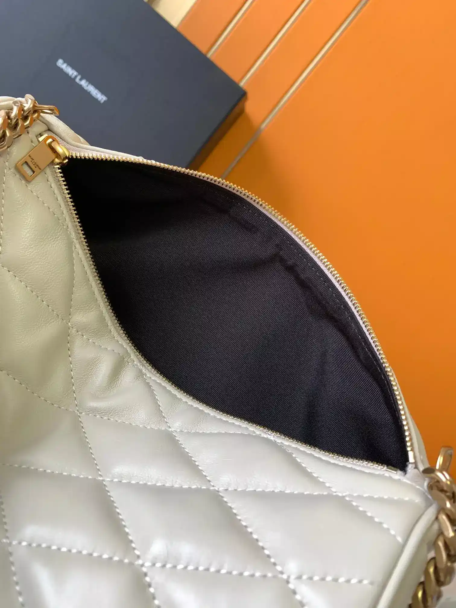 Saint Laurent Sade Lambskin Shoulder Bag product photo from LabelPicks