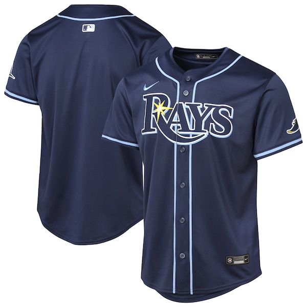 Tampa Bay Rays Youth Road Limited Jersey - Navy/Light Blue