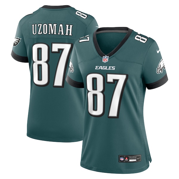 C.J. Uzomah Philadelphia Eagles Nike Women's Team Game Jersey - Midnight Green
