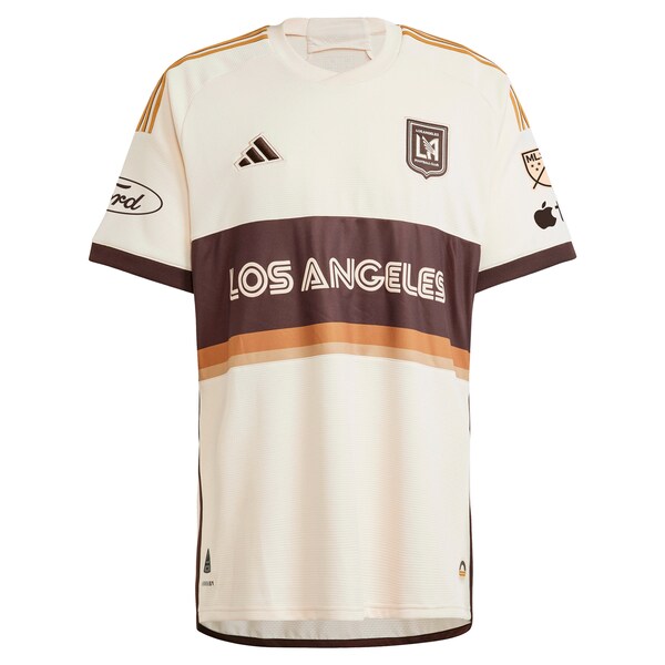 LAFC adidas 2024 Archive Custom Authentic Jersey - Tan