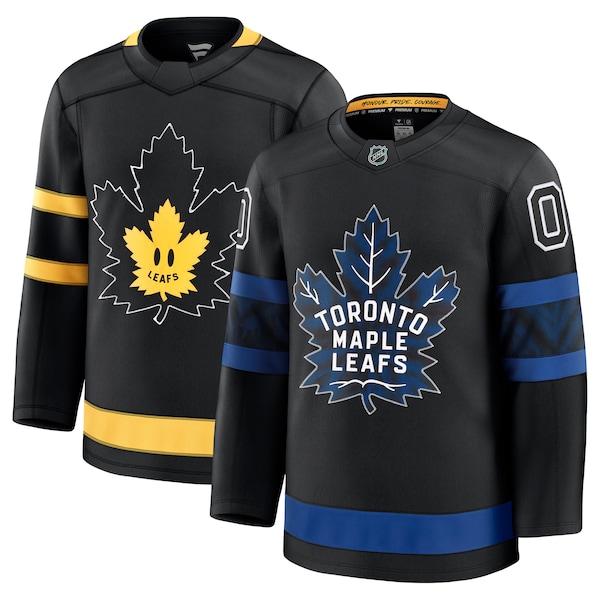 Toronto Maple Leafs x drew house  Alternate Premium Custom Jersey - Black/Blue/White