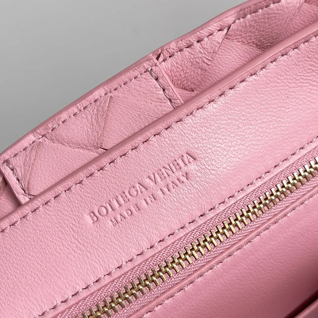 Bottega Veneta Andiamo White Intrecciato Woven Leather Shoulder Bag product photo from LabelPicks