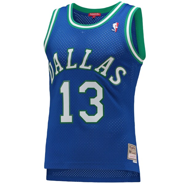 Steve Nash Dallas Mavericks Women's 1998/99 Hardwood Classics Swingman Jersey - Blue