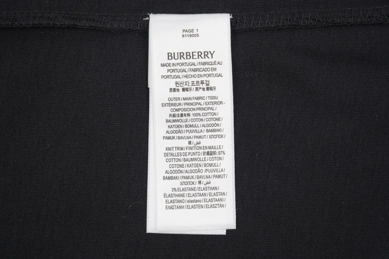 Burberry Black Equestrian Knight Embroidered Crewneck T-Shirt product photo from LabelPicks