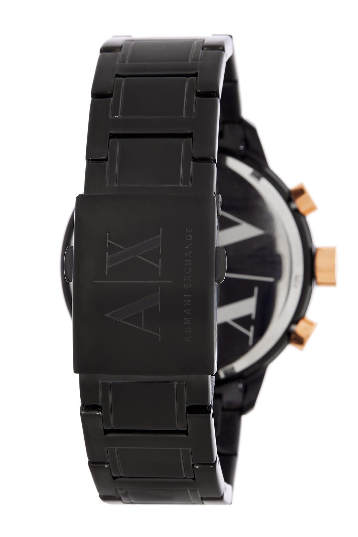 AX Armani Exchange Round Chronograph Bracelet Watch, 47mm