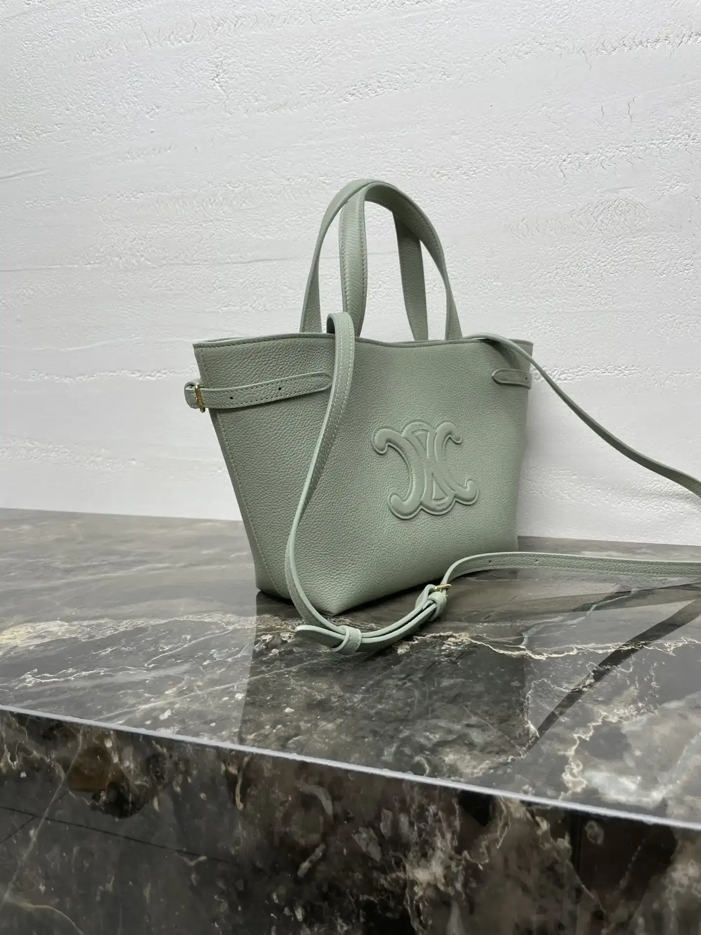 Celine Grained Leather Top Handle Bag product photo from LabelPicks