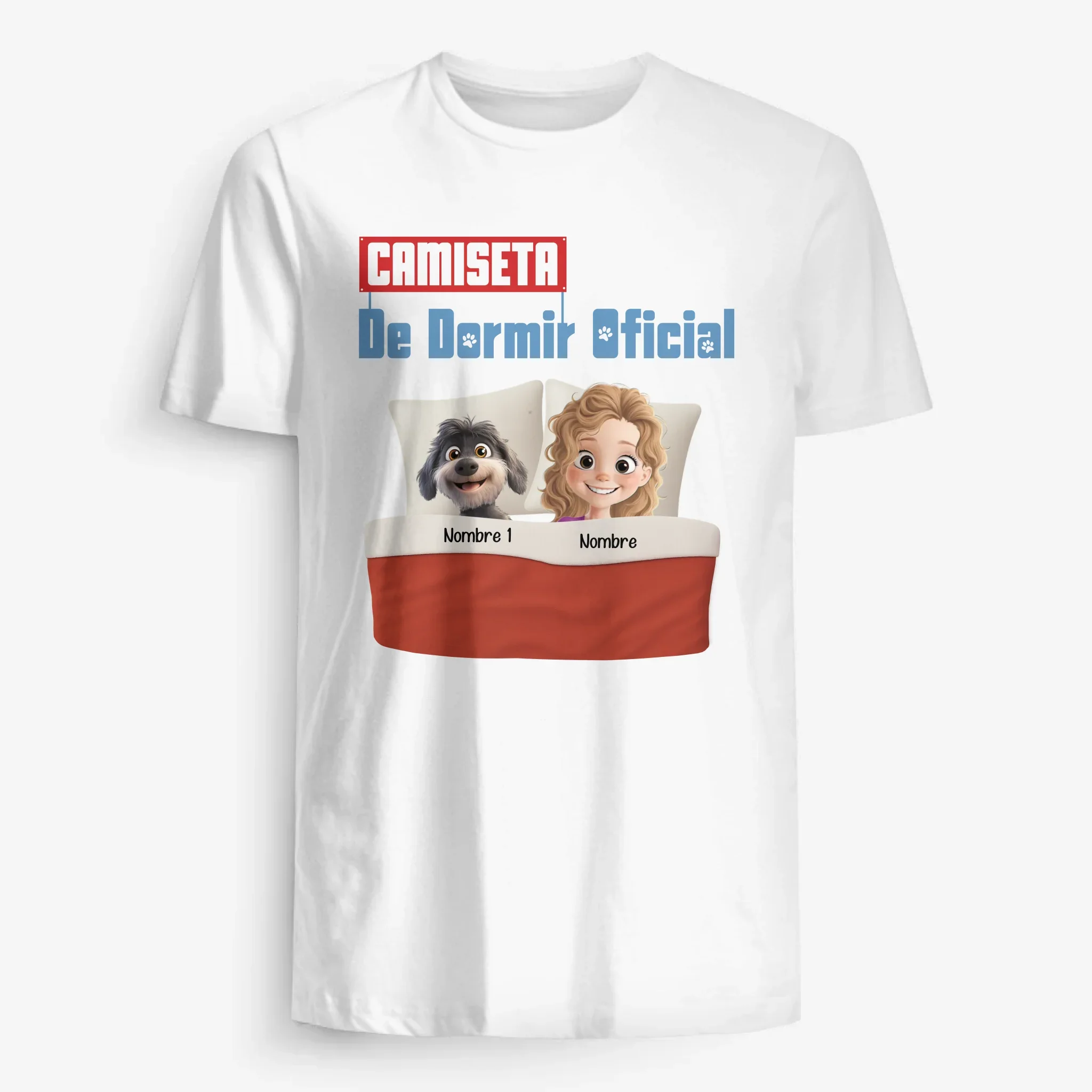 Camiseta de dormir oficial - Personaliza camisetas