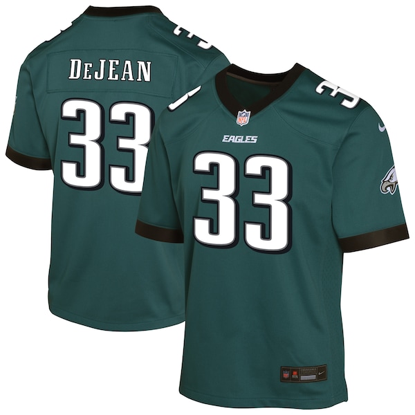Cooper DeJean Philadelphia Eagles Nike Youth Game Player Jersey - Midnight Green/Kelly Green