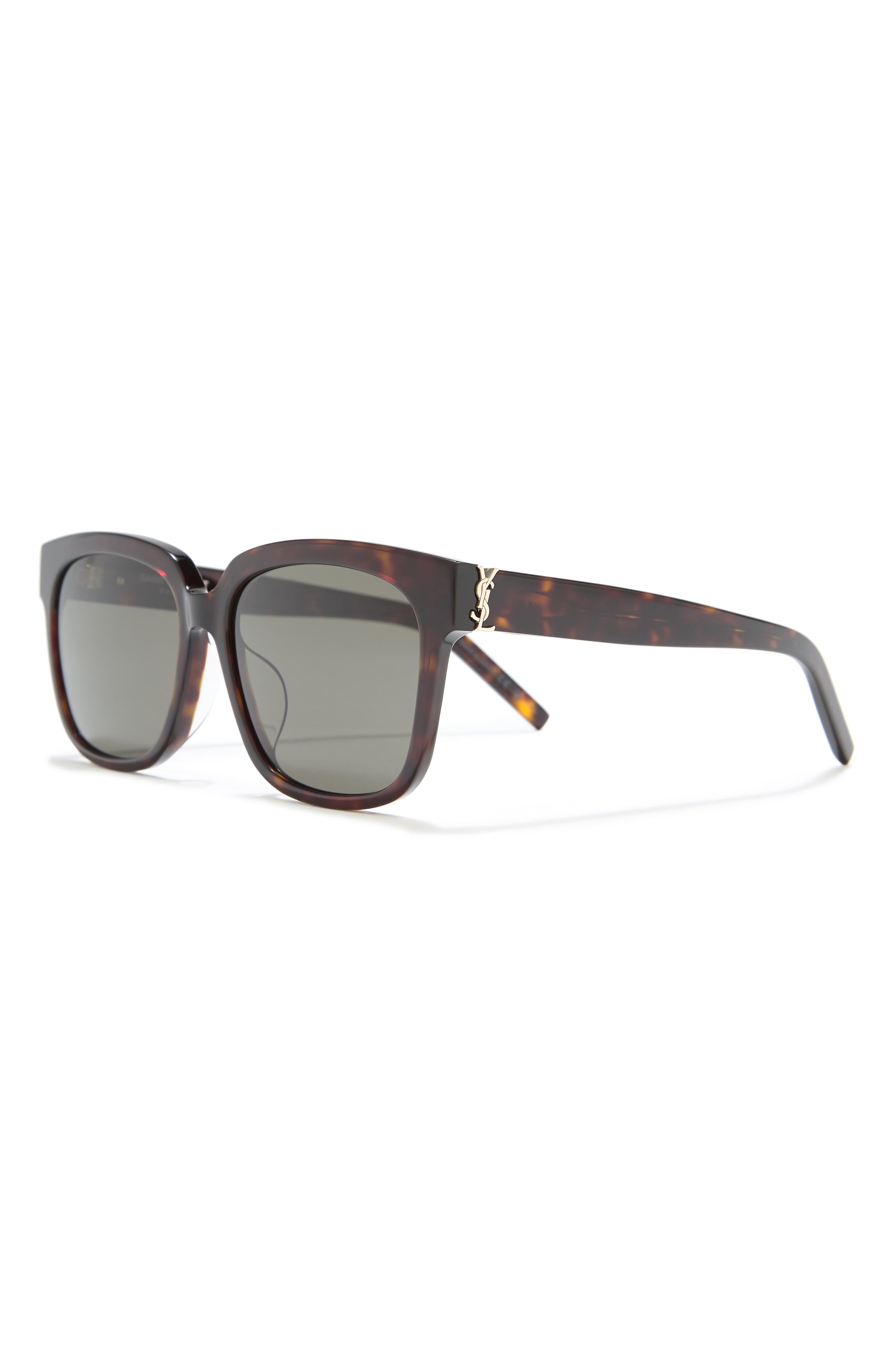 Saint Laurent 55mm Square Sunglasses
