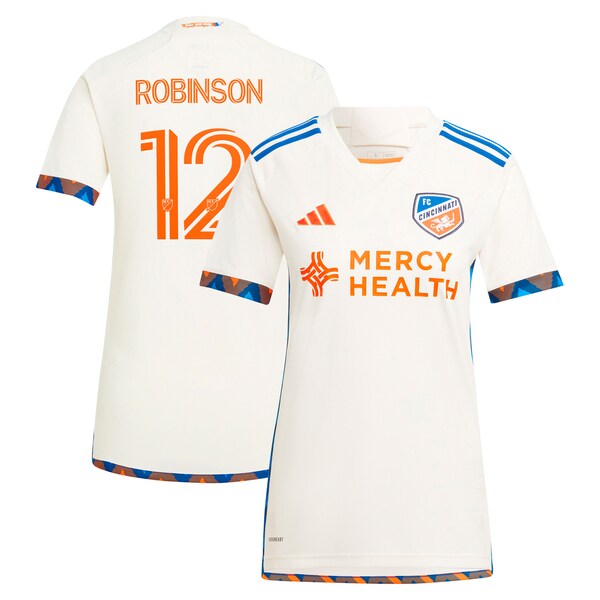 Miles Robinson FC Cincinnati adidas Women's 2024 The Canvas Kit Replica Player Jersey - White