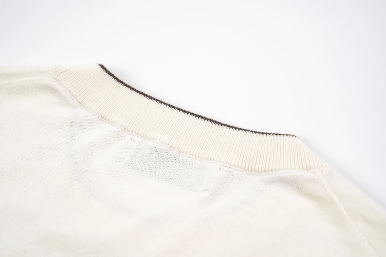 Brunello Cucinelli Sea-Gull Collar Cotton Knit T-Shirt product photo from LabelPicks