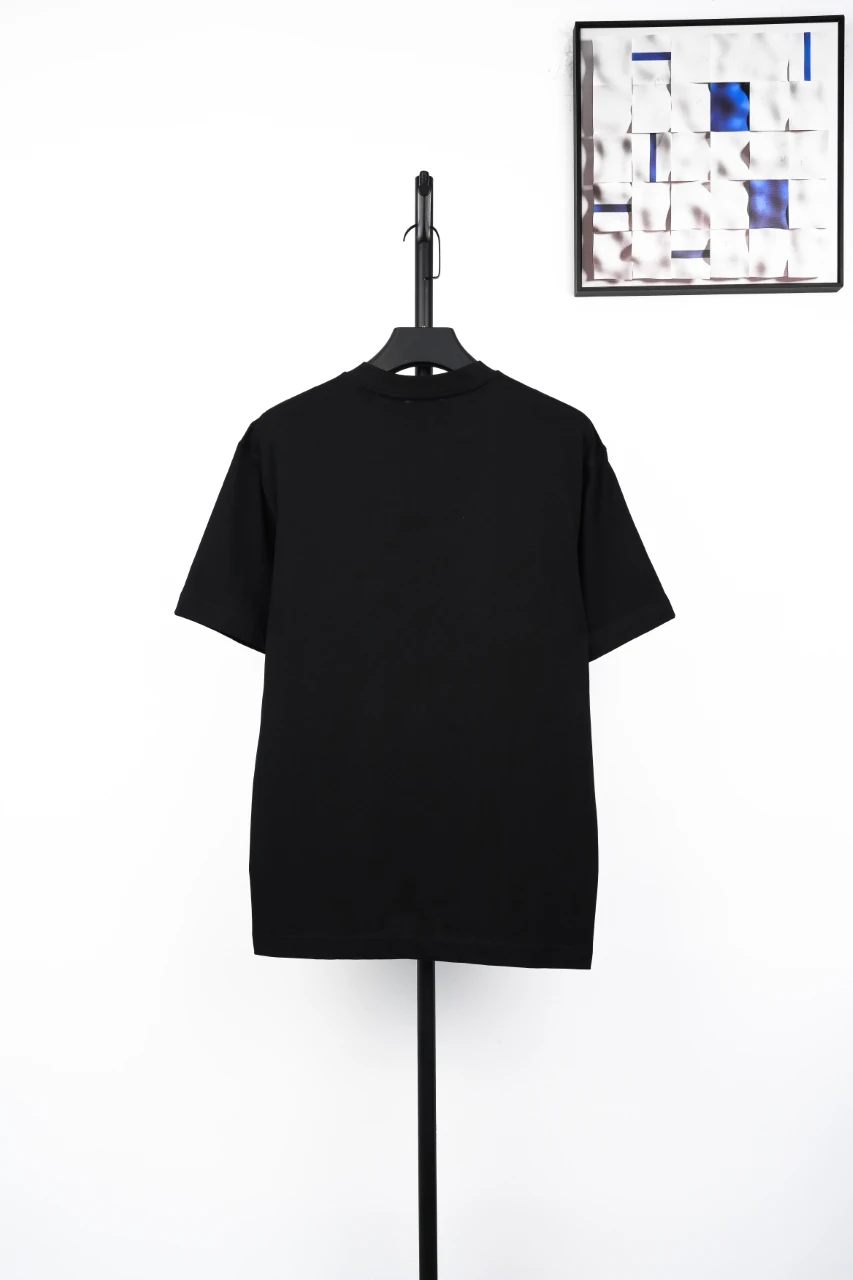 Burberry Black Rope Equestrian Knight Print T-Shirt product photo from LabelPicks