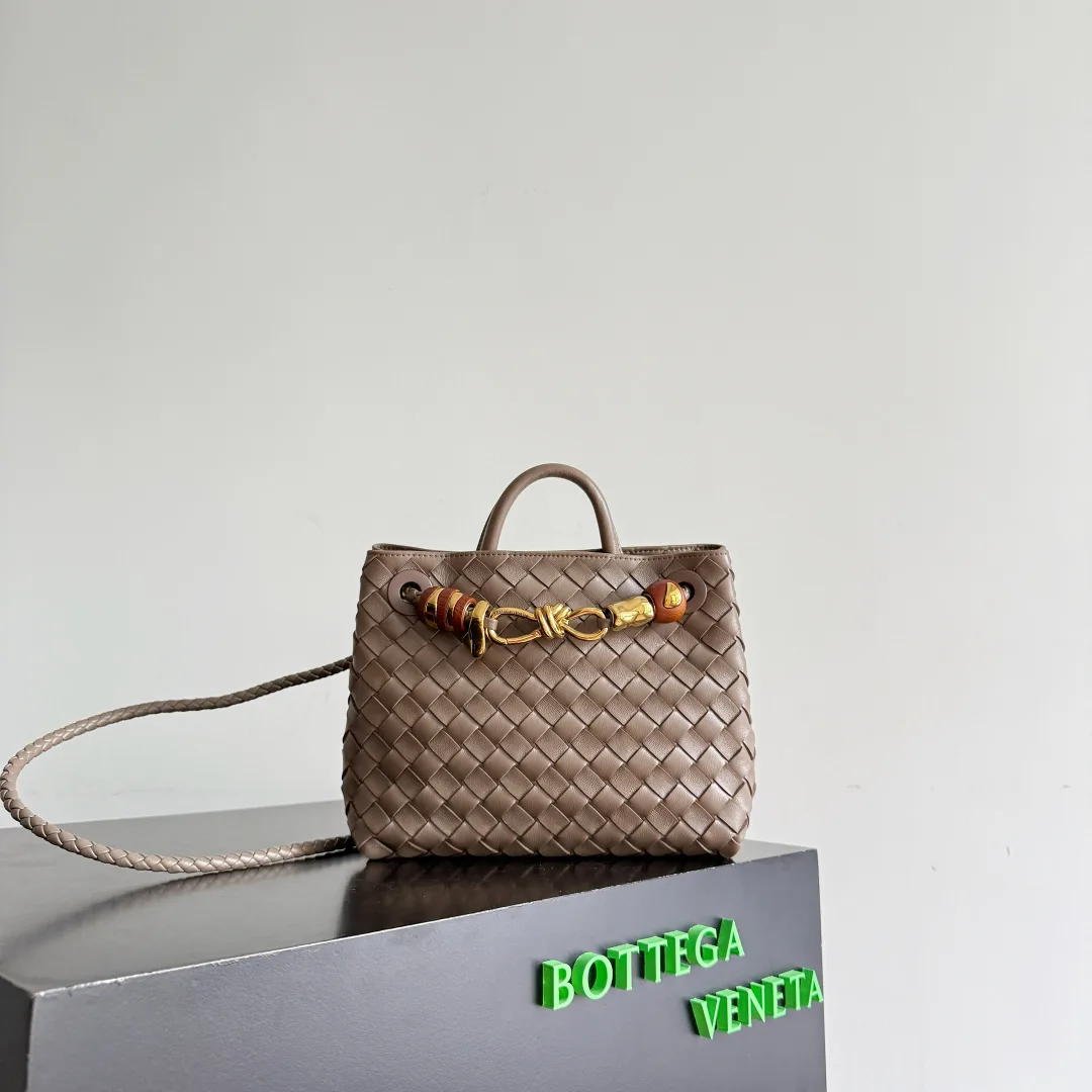 Bottega Veneta Andiamo Intrecciato Woven Leather Top Handle Bag product photo from LabelPicks