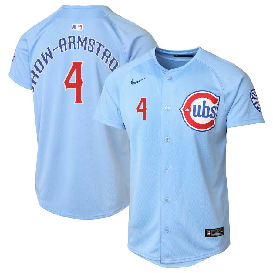 Pete Crow-Armstrong Chicago Cubs Youth Nike Alternate 2 Limeted Player Jersey - Blue