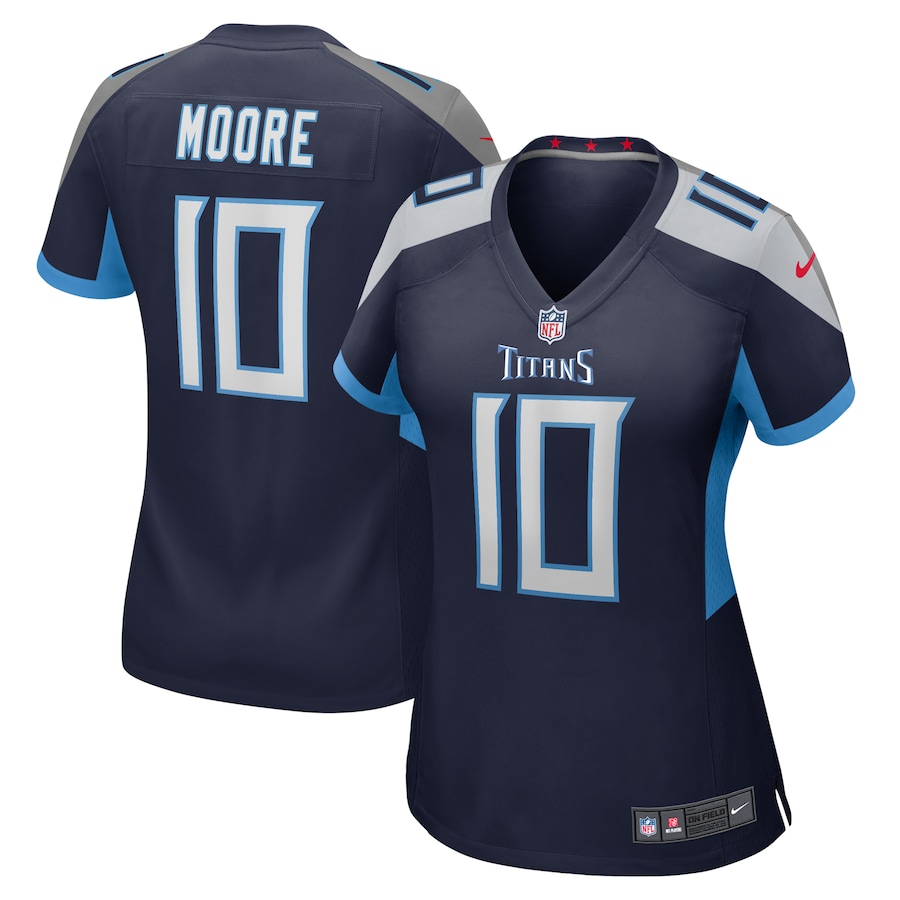 Chris Moore Tennessee Titans Nike Women's Game Jersey - Navy