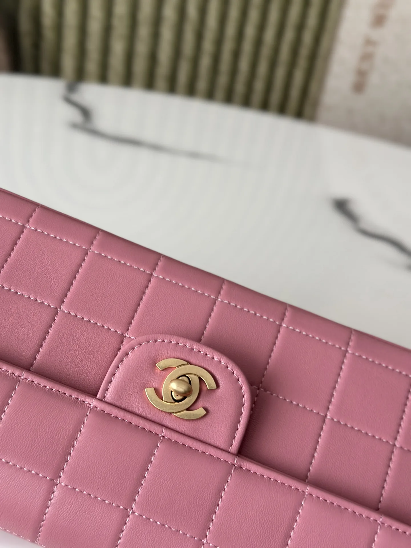 Chanel Pink Lambskin Shoulder Bag product photo from LabelPicks