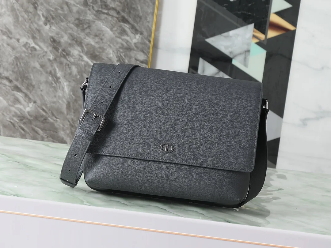 Dior Black Grained Leather Crossbody Bag product photo from LabelPicks
