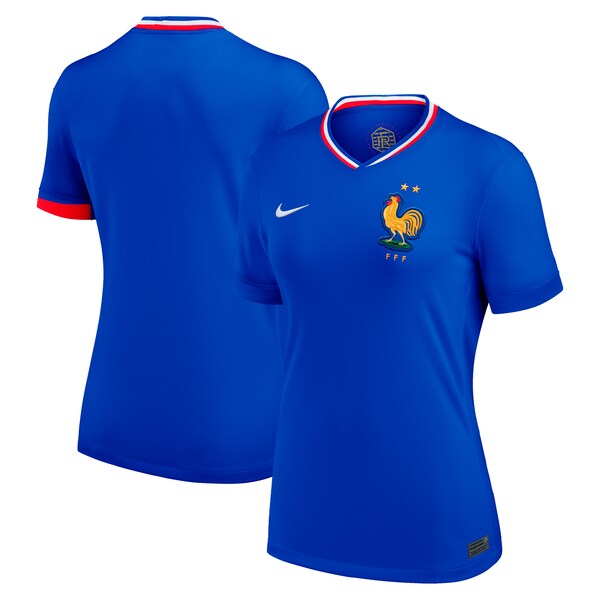 France National Team Nike Women's 2024 Home Replica Blank Jersey - Blue