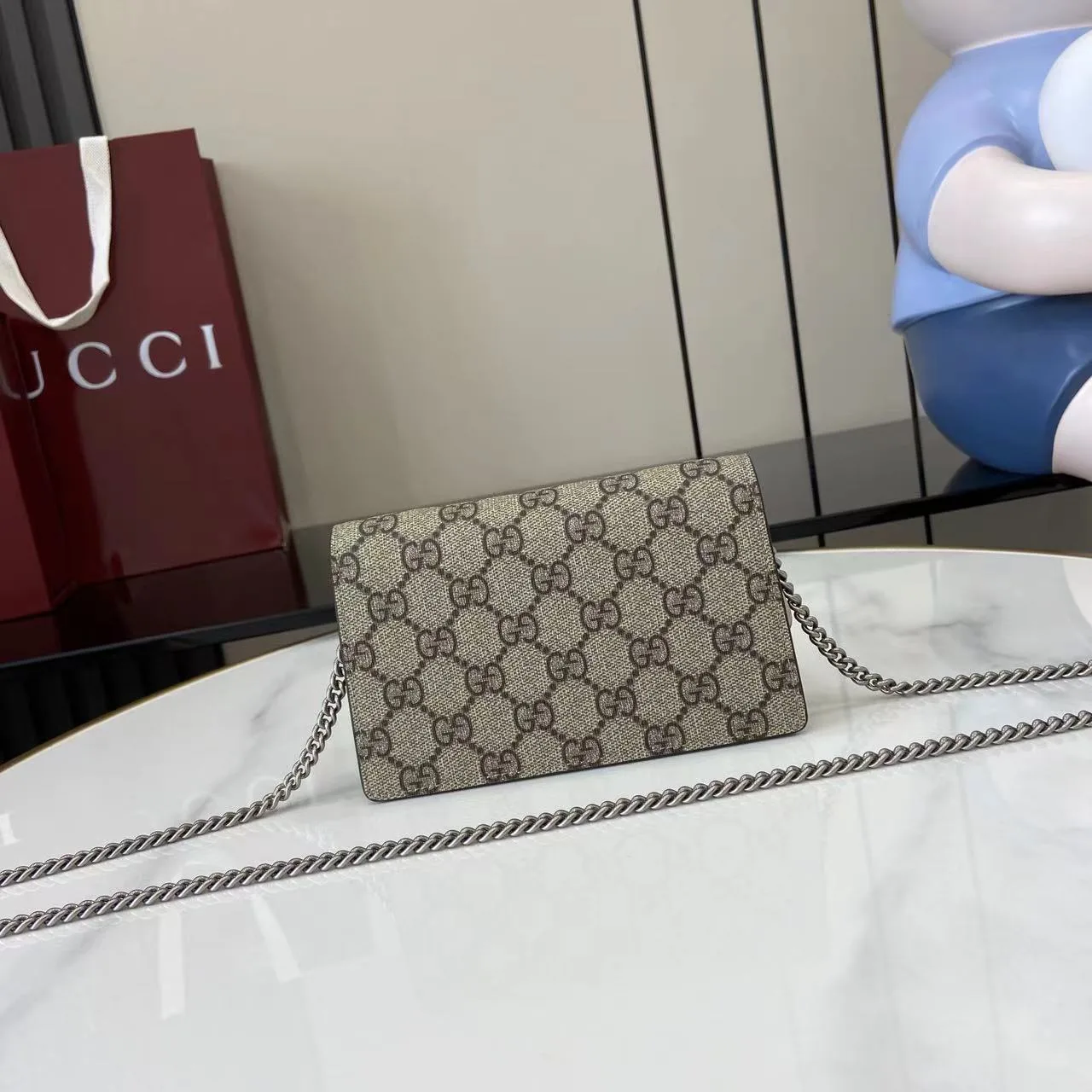 Gucci Dionysus Canvas and Suede Crossbody Bag product photo from LabelPicks