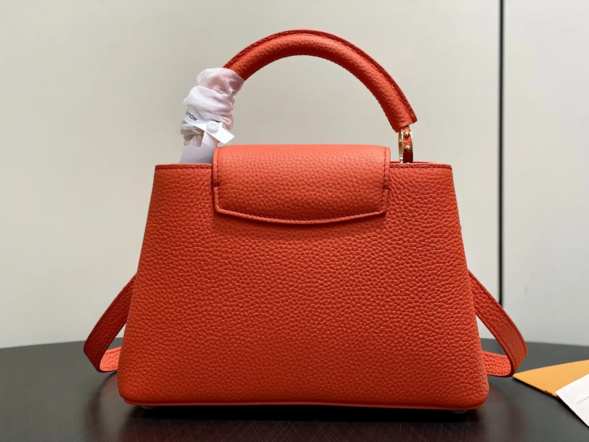 Louis Vuitton Red Capucines Top Handle Bag product photo from LabelPicks