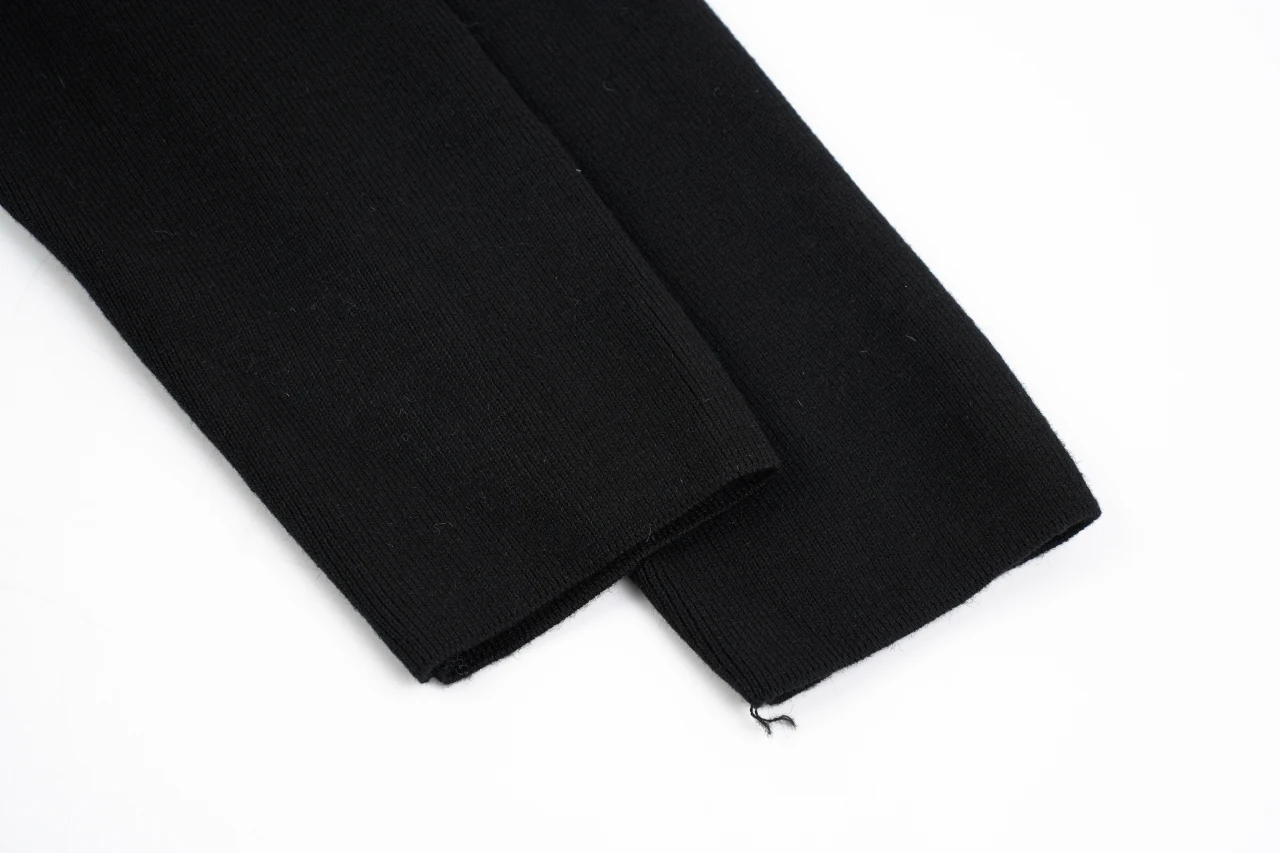 Moncler Black Knit-Sleeve Down Jacket product photo from LabelPicks