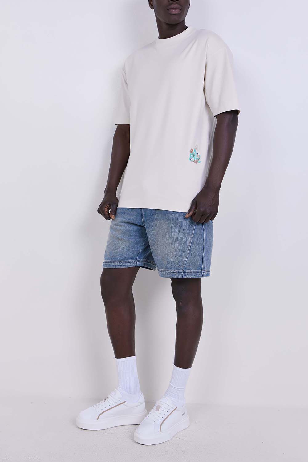 BALR מכנסי ג'ינס ברמודה