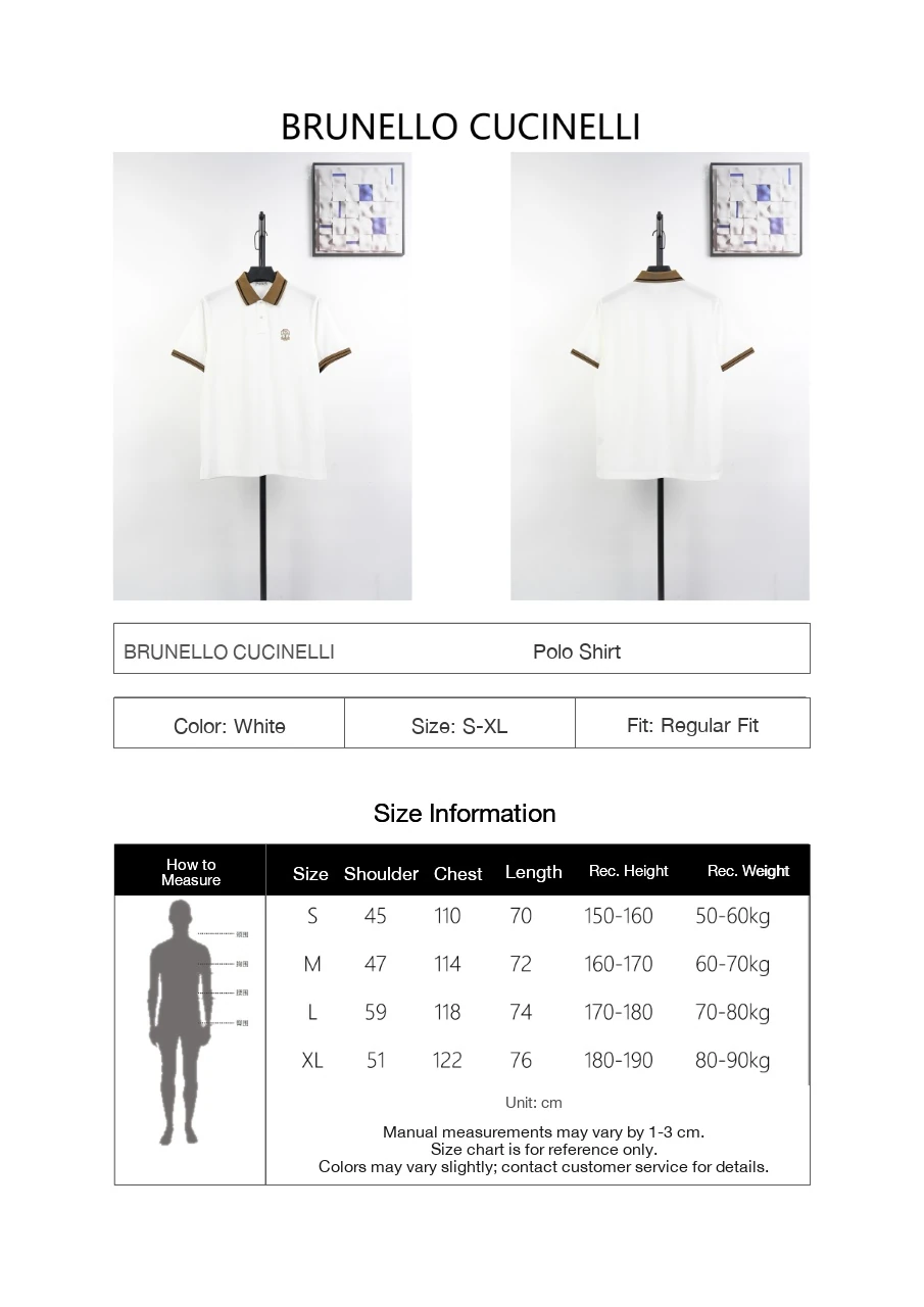 Brunello Cucinelli White Contrast-Collar Pique Polo Shirt product photo from LabelPicks